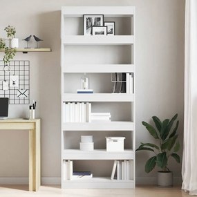Gabinete de Livros/Divisor de Ambiente Branco 80x30x198 cm