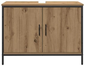 Conjunto de Móveis para Casa de Banho 4 Peças Carvalho Artesanal Madei