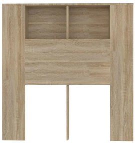 Armário de cabeceira 100x18,5x104,5 cm carvalho sonoma