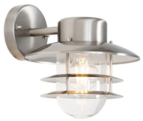 Candeeiro de parede industrial em aço IP44 - Shell