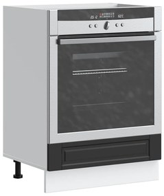 vidaXL Armário forno Porto derivados de madeira preto