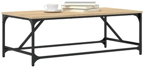 Mesa de centro 100x50x35 cm derivados madeira carvalho sonoma