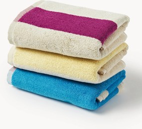 Conjunto de toalhas reversíveis em algodão Combed, conjunto de 3