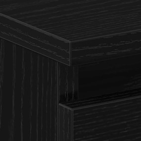 Criadouros de Canto 2 pcs Preto Carvalho 50x40x43,5 cm Madeira de Enge