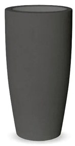 Vaso de flores colorido Polietileno CASA, JARDIM, RESTAURANTE, BAR BAMBOO 70 (ø40 x 70cm) - Cinzento