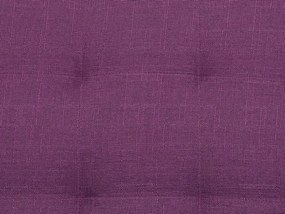 Chaise-longue reclinável em tecido violeta ABERDEEN Beliani