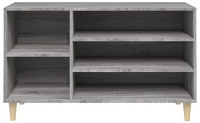 Sapateira 102x36x60 cm derivados de madeira sonoma cinza
