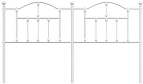 Cabeceira de cama 160 cm metal branco
