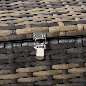 Conjunto de Jardim “Skagen” em Vime 6 Peças – Sofás e Poltronas com Me