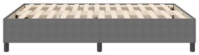 Cama Box Spring vidaXL Cinza Claro 140x200 cm Tecido Corduroy