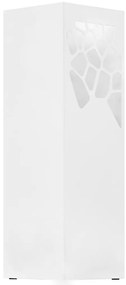 Suporte para guarda-chuvas pedras em aço branco