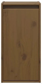 Armários de parede 2 pcs 30x30x60 cm pinho maciço castanho mel