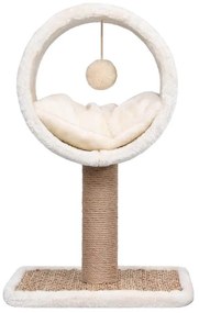 Árvore p/ gatos c/ túnel superior e brinquedo 49cm erva marinha
