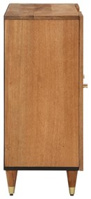 Móvel de apoio 90x33x75 cm madeira de mangueira maciça