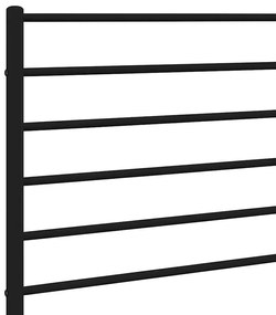 Cabeceira de cama 150 cm metal preto