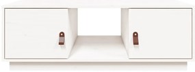 Mesa de centro 100x50x35 cm pinho maciço branco
