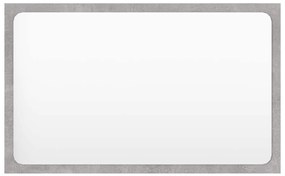 2 pcs conj. móveis casa de banho contraplacado cinzento cimento