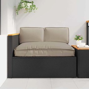 Conjunto de Almofadas para Palete 3 pcs Cinzento-acastanhado