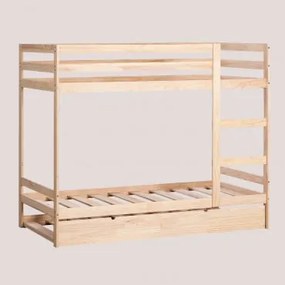 Beliche De Madeira Cooper Kids Para Colchão De 90 Cm Beliche Com Cama De Dormir Com Trundle - Sklum