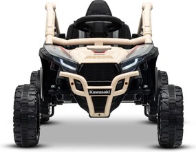 Carro elétrico para crianças Kawasaki TERYX KRX 1000 12V, controlo remoto, bateria de lítio, 2 motores de 25 W, com licença Caqui