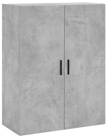Armário alto 69,5x34x180 cm derivados de madeira cinza cimento