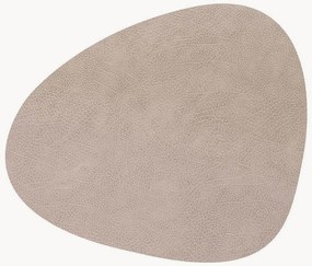 Individuais de mesa em pele Curve Nupo, conjunto de 4