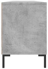 Móvel de TV 150x30x44,5 cm derivados de madeira cinza cimento