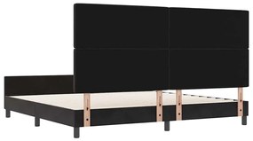 Estrutura de Cama vidaXL Preta 200x200 cm Veludo