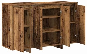 Aparador Castanho Madeira velha Madeira 120 x 41 x 75 cm Aparador