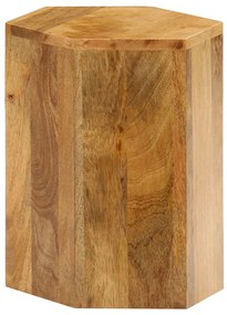 Conjunto de mesas de centro 3 pcs madeira de mangueira maciça