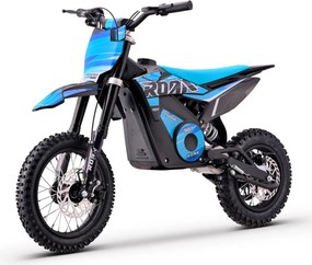 Mini moto elétrica para crianças velocidade até 28 km/h C/Limitador 1100W Roan 907 36V 12/10" Azul