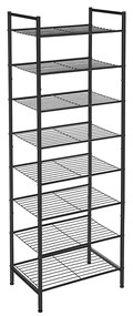 Organizador de sapatos vertical compacto | SONGMICS | 44.6 x 30.5 x 128.5 cm | preto | LMR028B01.