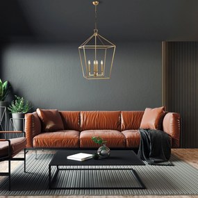 Chandelier Till – Dourado – 50 x 71 x 123 cm