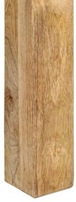 Mesa de centro 55x55x35 cm madeira de mangueira maciça
