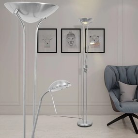 vidaXL Candeeiro de pé LED regulável 23 W