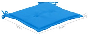 Cadeiras de jardim c/ almofadões 8 pcs acácia maciça cinzento