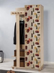 Hall Stand Garmanto – Carvalho Sonoma – 90x192x36 cm