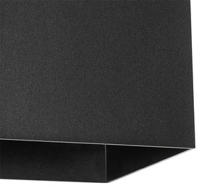 Candeeiro de parede moderno para exterior preto IP65 incl. LED solar - Charlotte Moderno