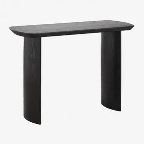 Consola 110x40 Cm Em Mdf Tuareg Preto Claro - Sklum