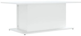 Mesa de centro 102x55,5x40 cm contraplacado branco