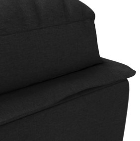 Chaise lounge com almofadões tecido preto