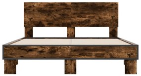 Estrutura de cama 120x200 cm derivados madeira/metal