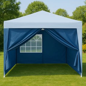 Conjunto de 2 paredes laterais dobráveis para Tenda (NÃO NCLUÍDO) 6 x 2 m Azul