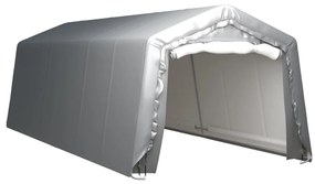 Tenda de armazenamento 300x750 cm aço cinzento