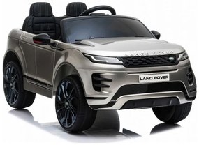 Carro elétrico para crianças 12V Range Rover Evoque pneus borracha e assento pele sintetica Cinzento