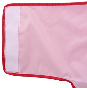 Capa de chuva para cães com tiras reflectoras vermelho 4XL