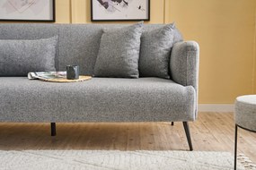 Sofá de 3 Lugares Revos – Cinzento – 200x80x100 cm