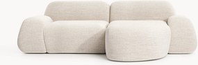Sofá de canto modular em bouclé Wolke (3 lugares)