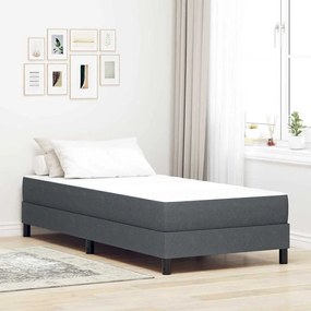 vidaXL Colchão de Molas Pocket Cinza Escuro Médio 80x200x20 cm Tecido