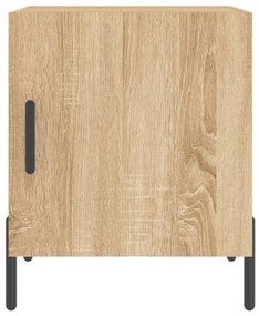 Mesa cabeceira 40x40x50 cm derivados de madeira carvalho sonoma